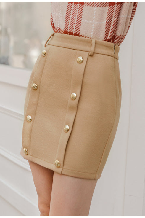 A-line skirt temperament all-match short skirt - ROUTINE FASHION